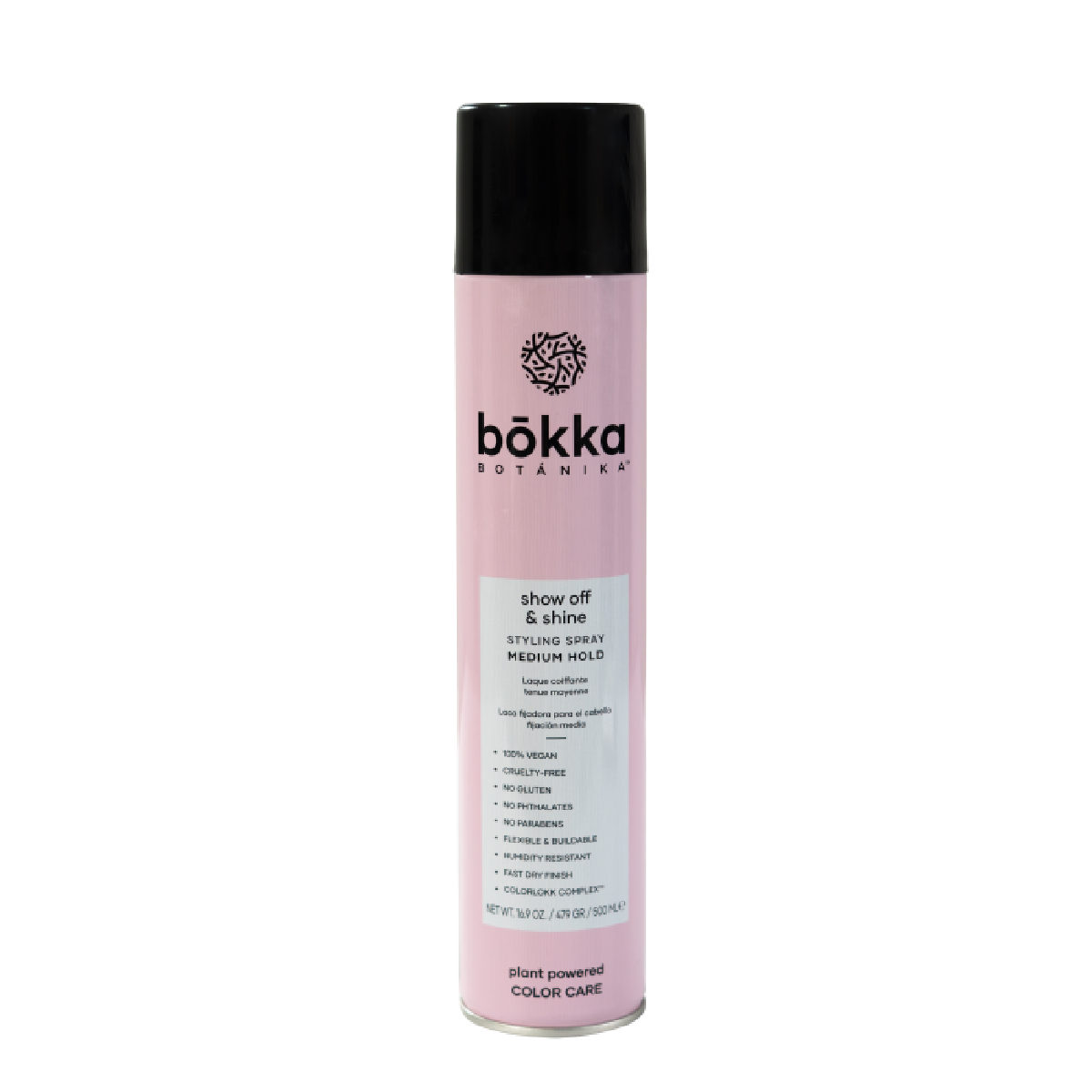 Show Off & Shine Styling Spray - Medium Hold - – Bokka Botanika
